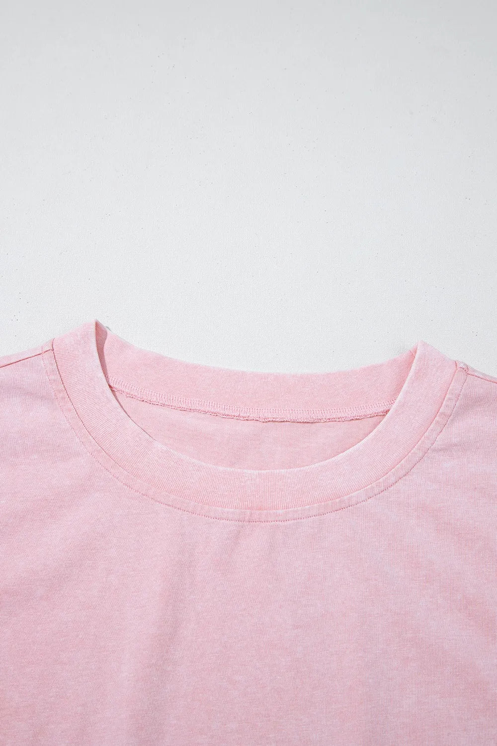 Mineral Wash Cotton Tank Top and Slit Skort Set