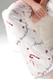 Round Neck Long Sleeve Top and Printed Pants Lounge Set - felvior