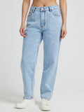 Pocketed Straight Leg Jeans - felvior