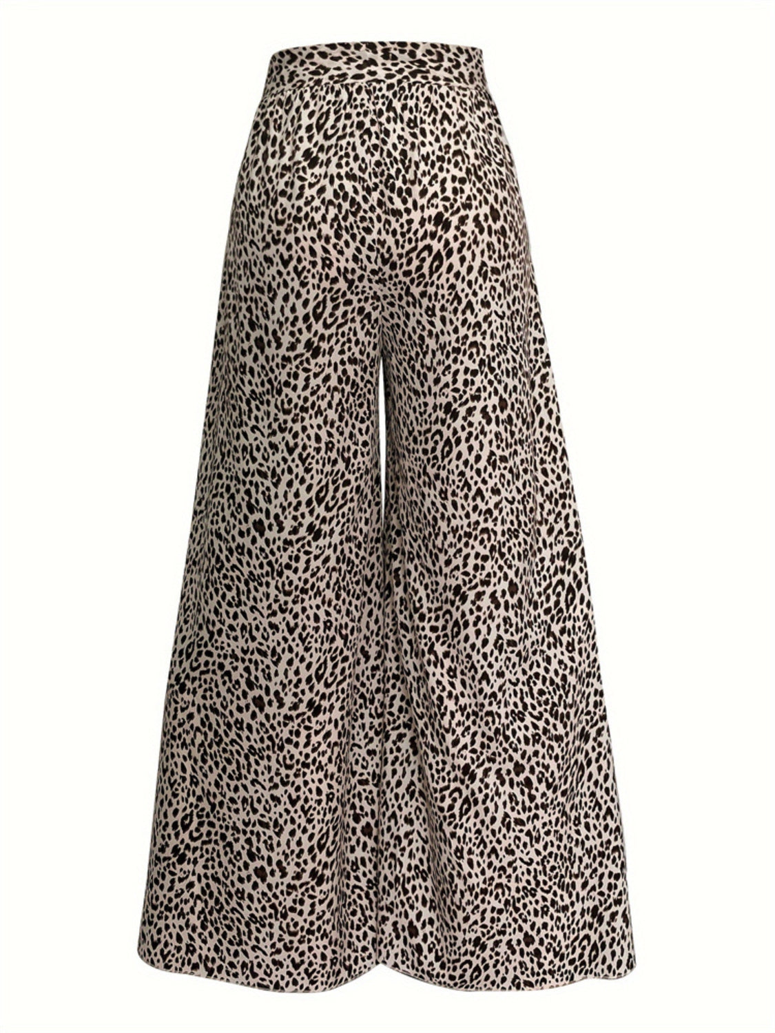 Leopard Wide Leg Pants