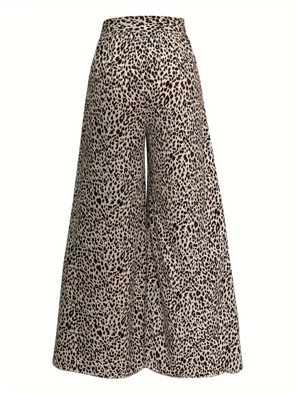 Leopard Wide Leg Pants