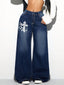 Cross Wide Leg Jeans