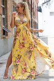 Halter Neck Split Dress - felvior