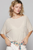 POL Round Neck Half Sleeve T-Shirt - felvior