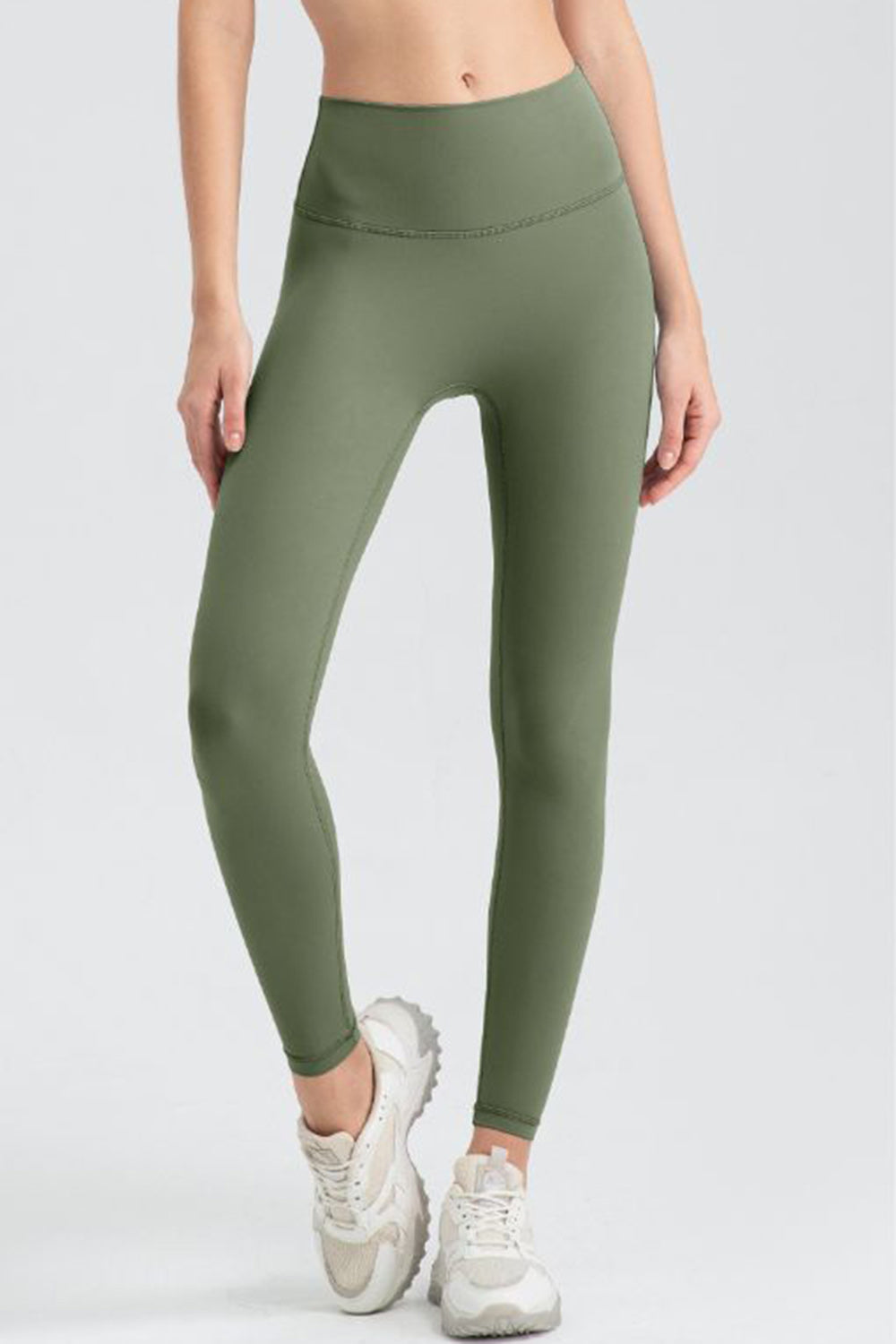 Wide Waistband Sport Leggings - felvior