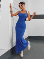 Ribbed Maxi Tank Dress