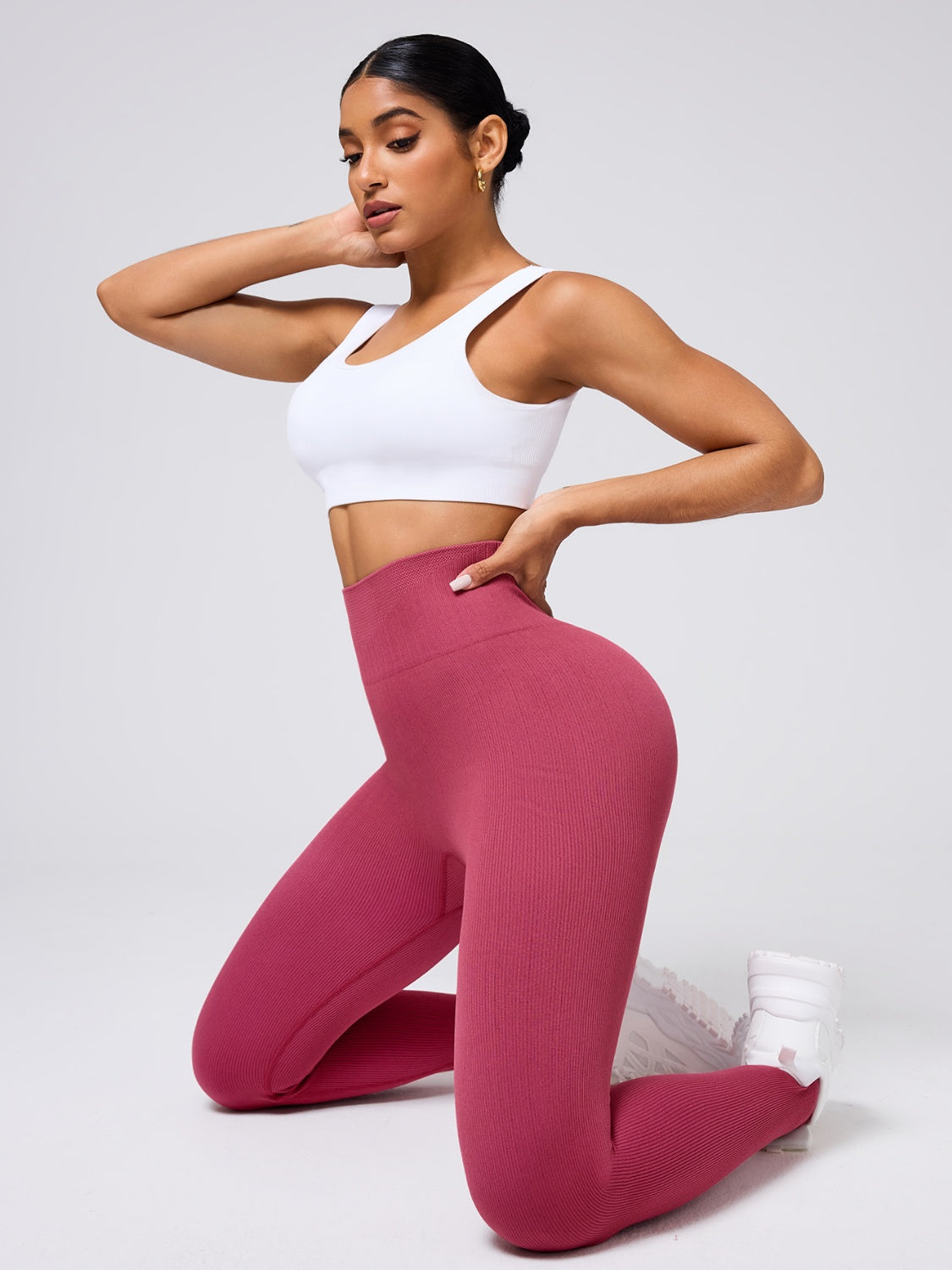 High Waist Stirrup Active Leggings - felvior