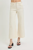 RISEN Full Size Tummy Control Cropped Bootcut Jeans Plus Size - felvior