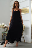 Devine Spaghetti Strap Maxi Dress - felvior