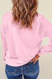 MERRY Round Neck Long Sleeve Sweatshirt - felvior