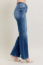 Judy Blue Full Size High Waist 90's Straight Leg Jeans Plus Size