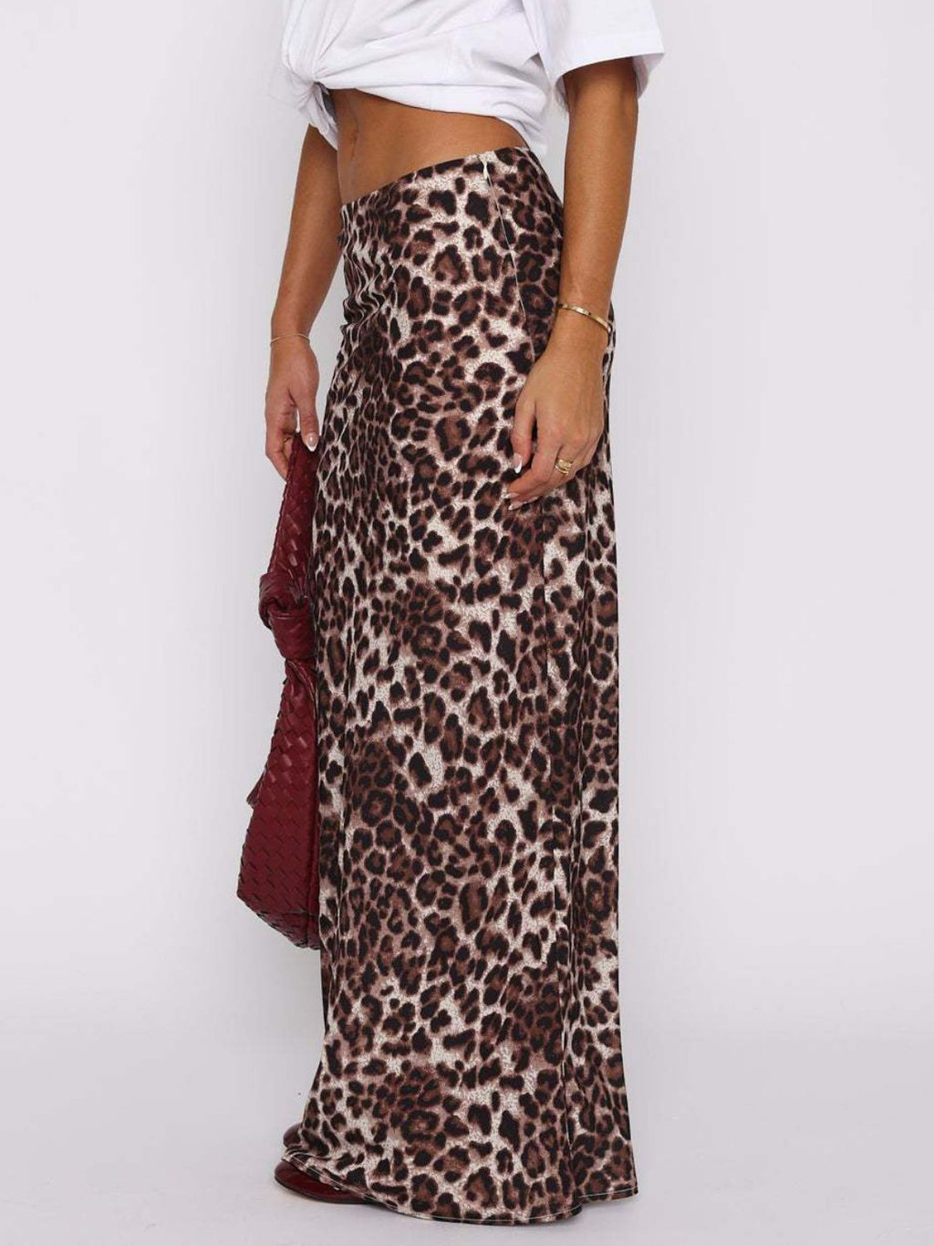 Leopard Maxi Skirt
