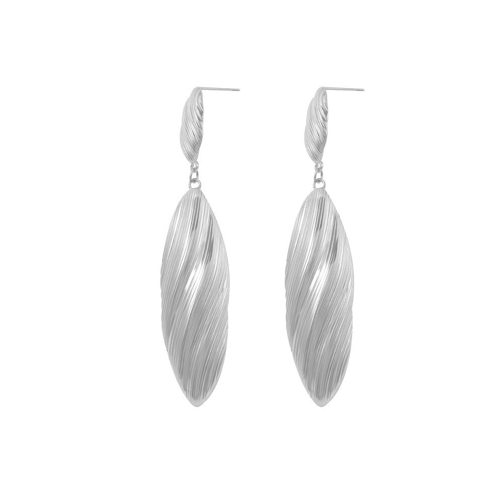 Stainless Steel Dangle Earrings - felvior