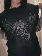 Graphic Round Neck Short Sleeve T-Shirt