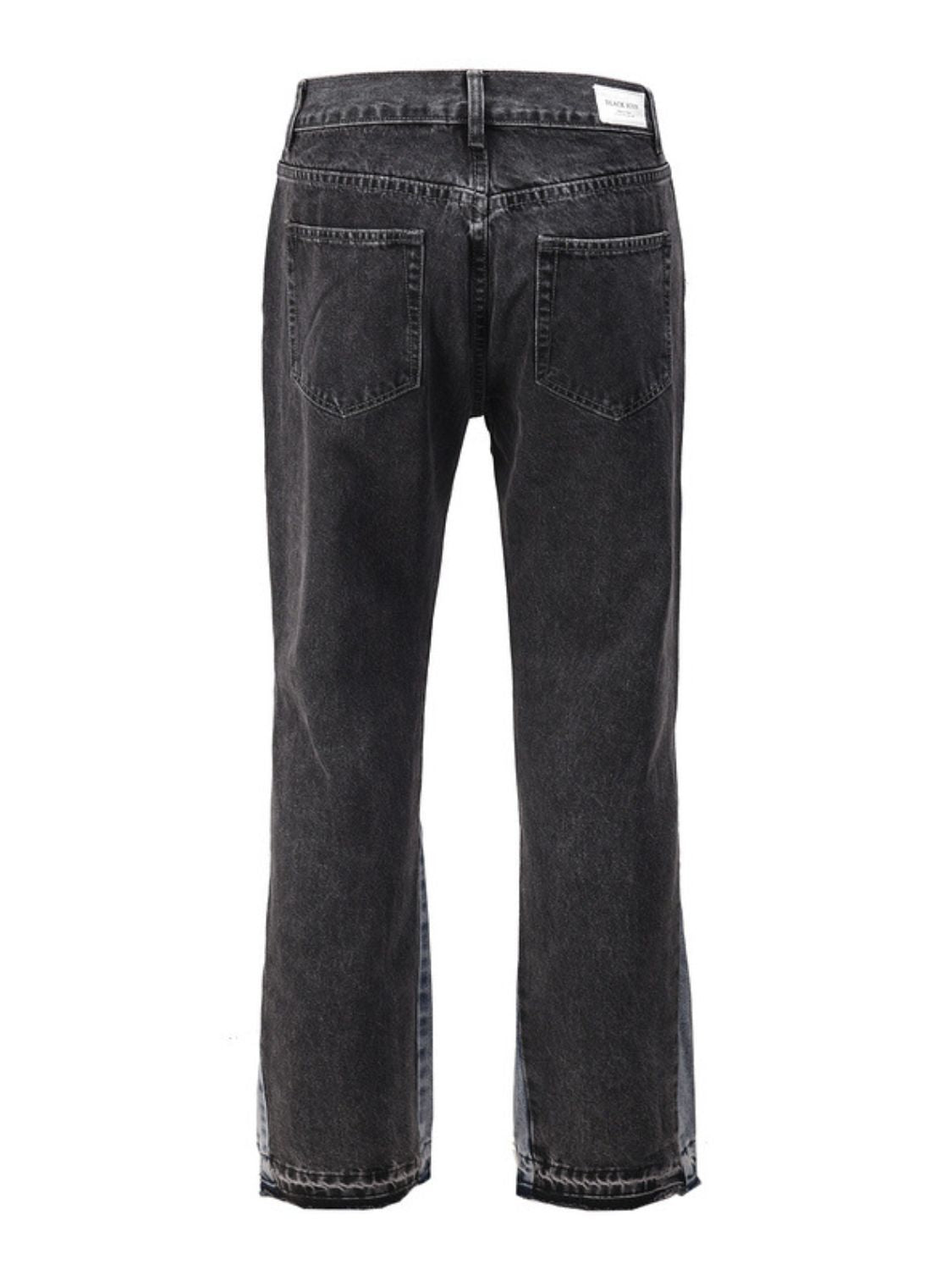 Men's Washed Bootcut Jeans - felvior