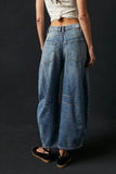 Wide Leg Jeans with Pockets - felvior