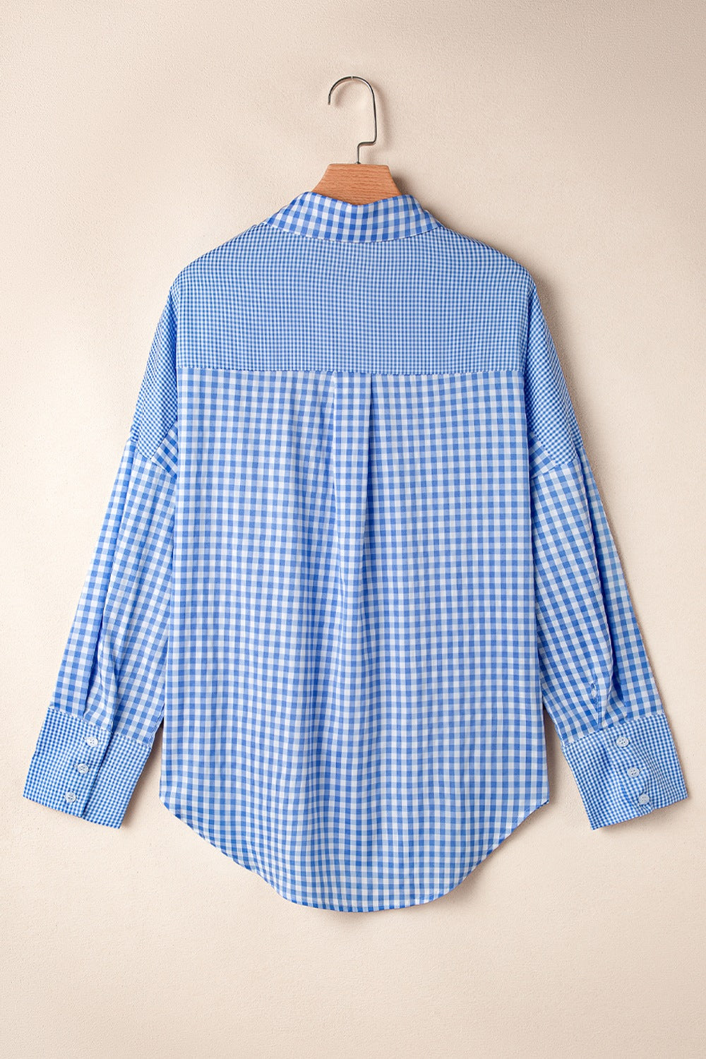 Plaid Button Up Long Sleeve Shirt - felvior
