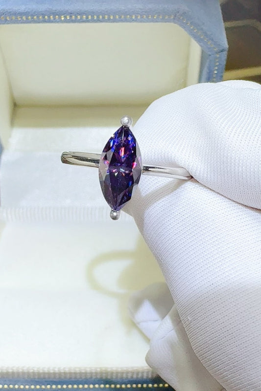 2 Carat Moissanite 925 Sterling Silver Ring - felvior