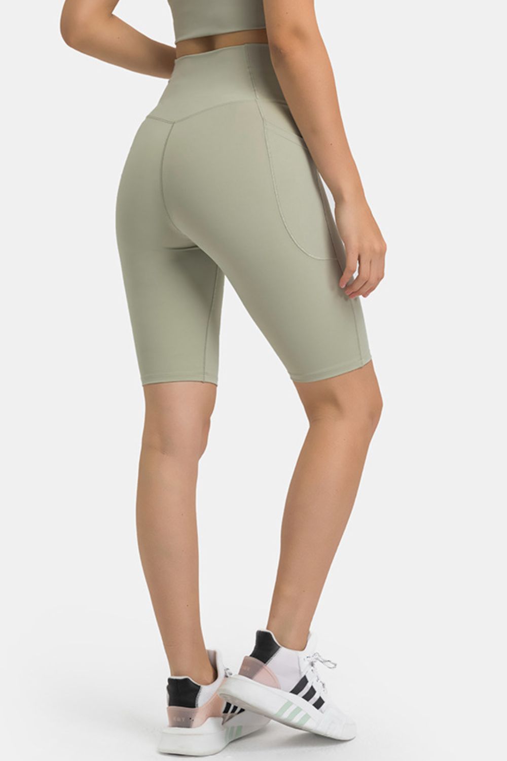 Millennia High Waist Biker Shorts with Pockets - felvior