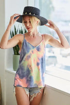 BiBi Tie Dye French Terry Knit Cami