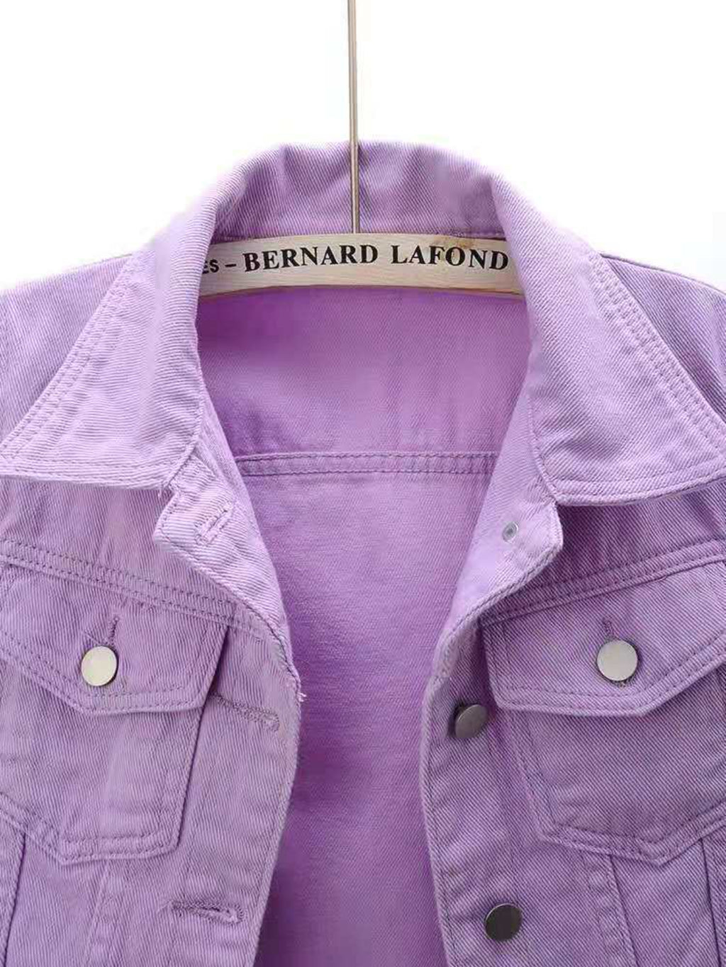 Full Size Cropped Denim Jacket Plus Size