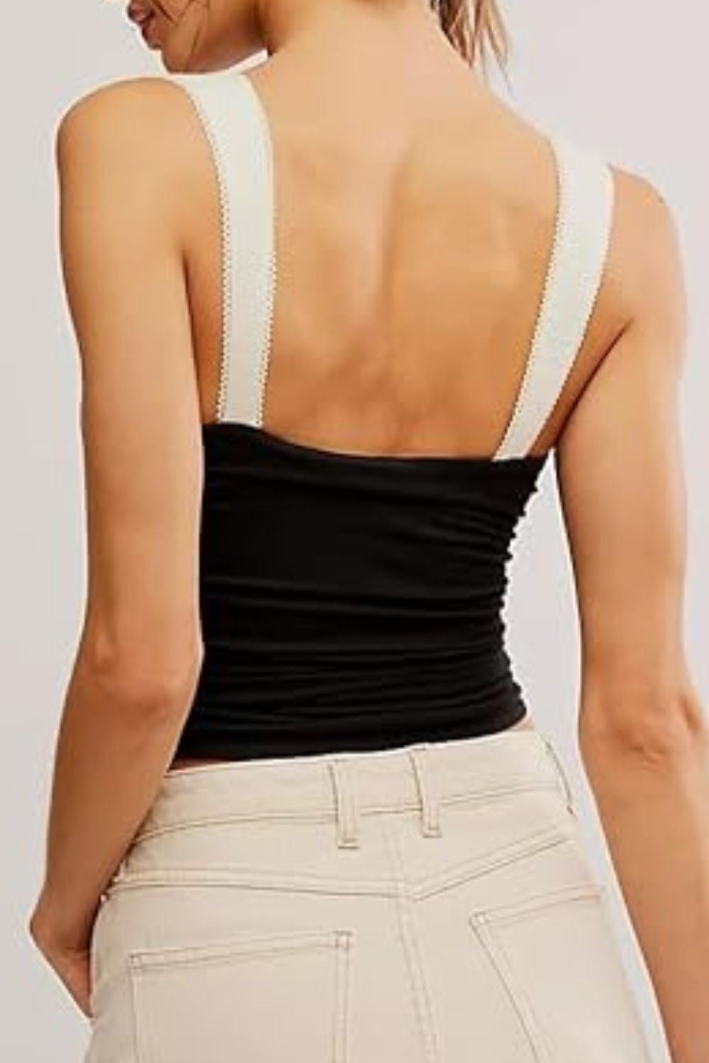 Square Neck Wide Strap Cami
