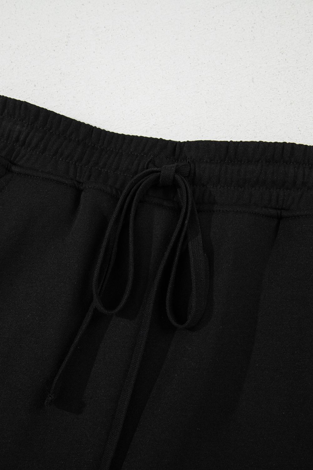 French Terry Drawstring Mini Skort with Pockets