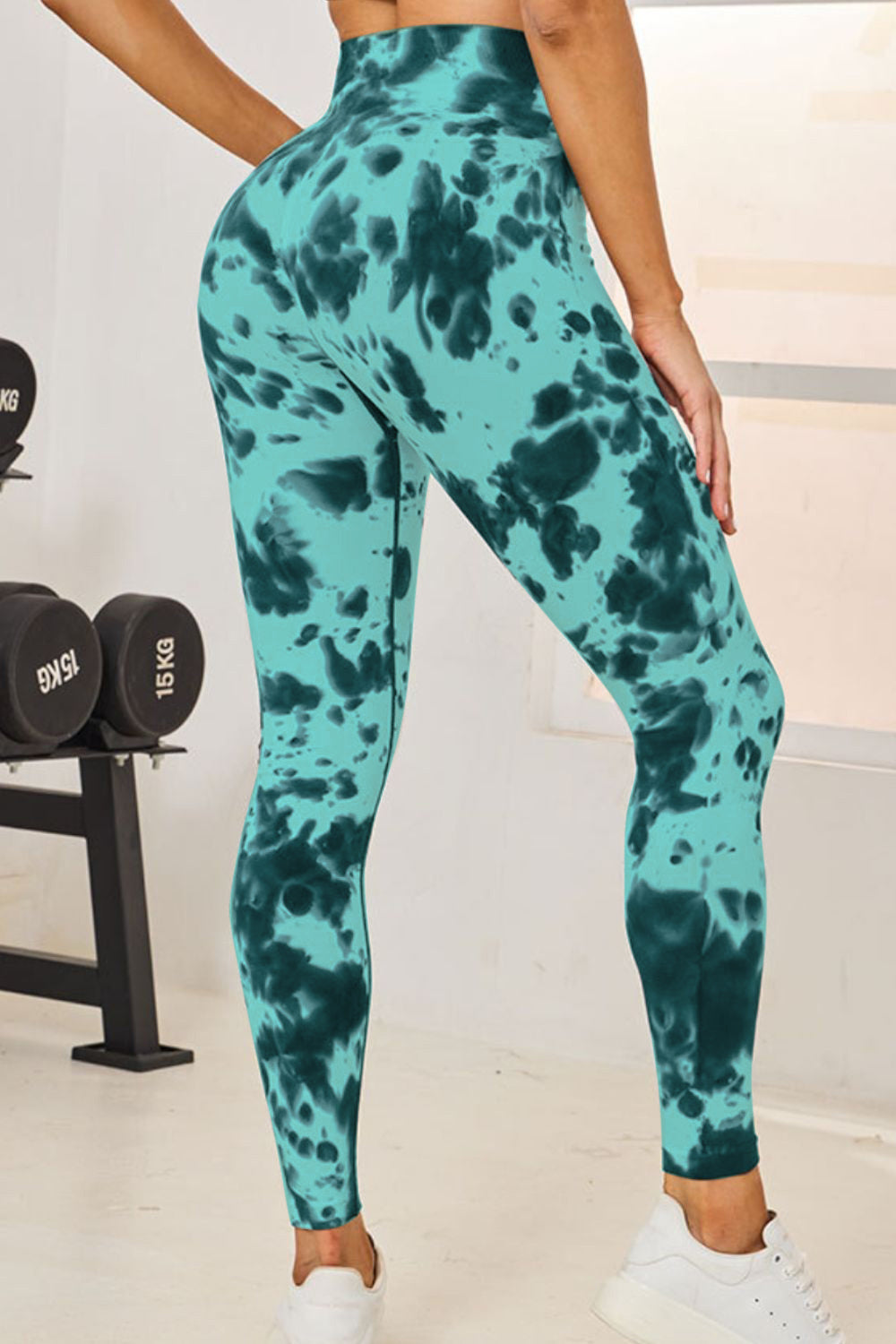 Tie-Dye High Waist Active Leggings - felvior