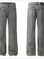 Men's Straight Leg Jeans with Pockets