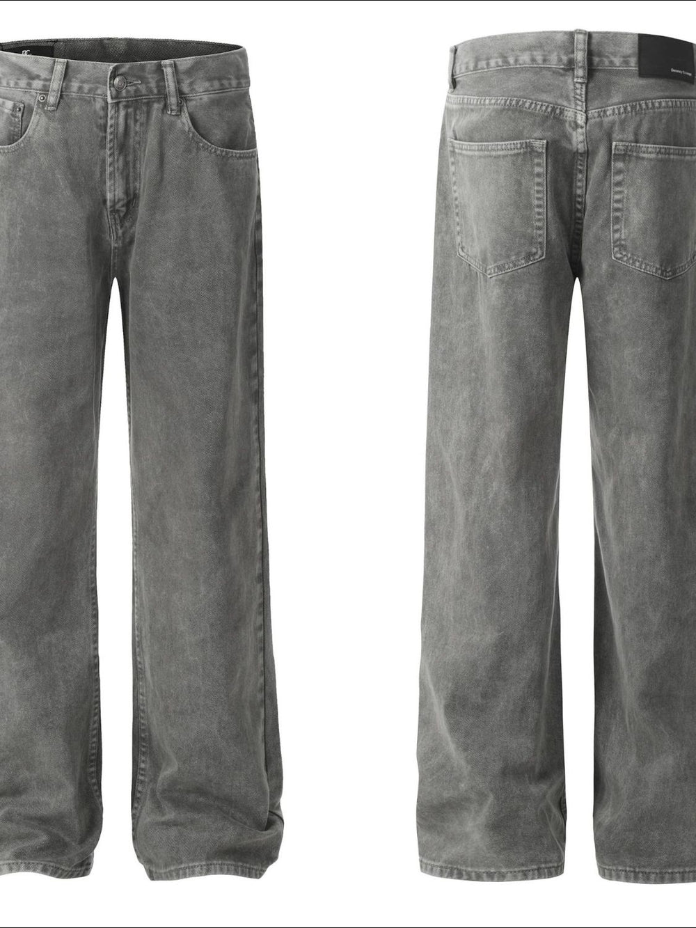 Men's Straight Leg Jeans with Pockets