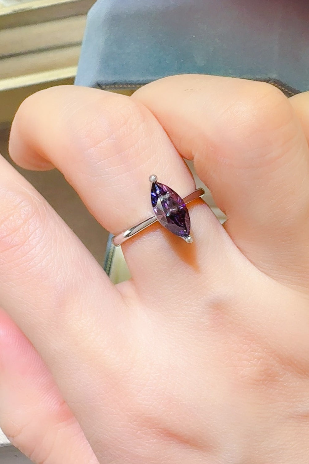 2 Carat Moissanite 925 Sterling Silver Ring - felvior