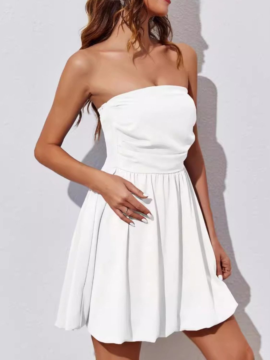 Ruched Tube Mini Dress Hauptbild