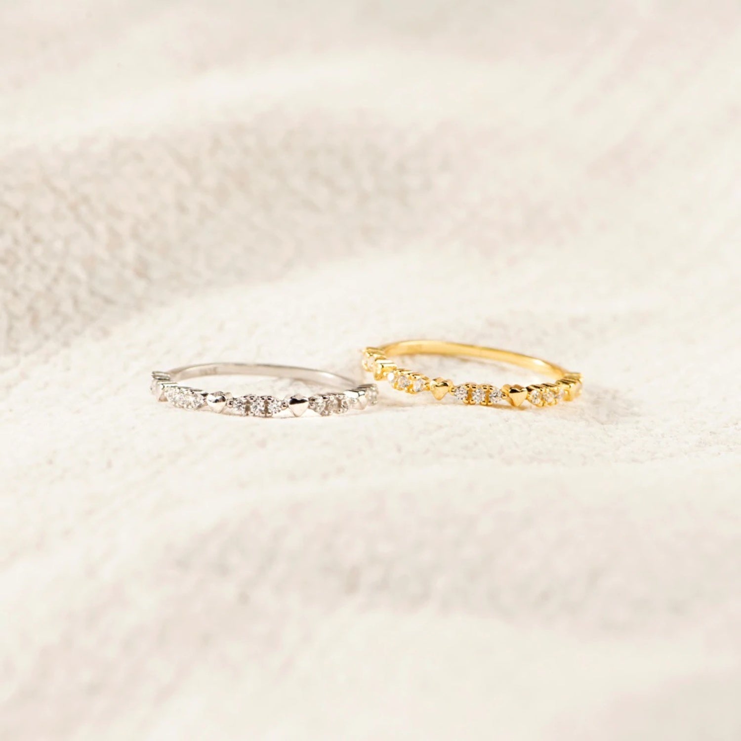 925 Sterling Silver Inlaid Zircon Ring - felvior