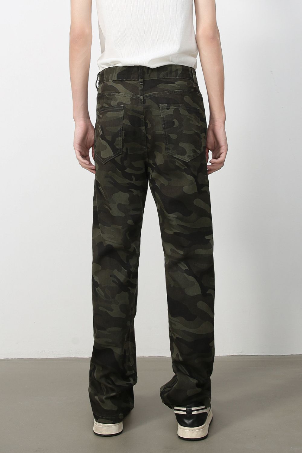 Men's Camouflage Straight Leg Cargo Jeans