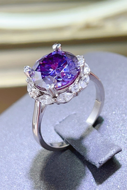 5 Carat Moissanite 925 Sterling Silver Ring - felvior