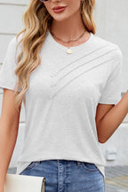 Round Neck Short Sleeve T-Shirt