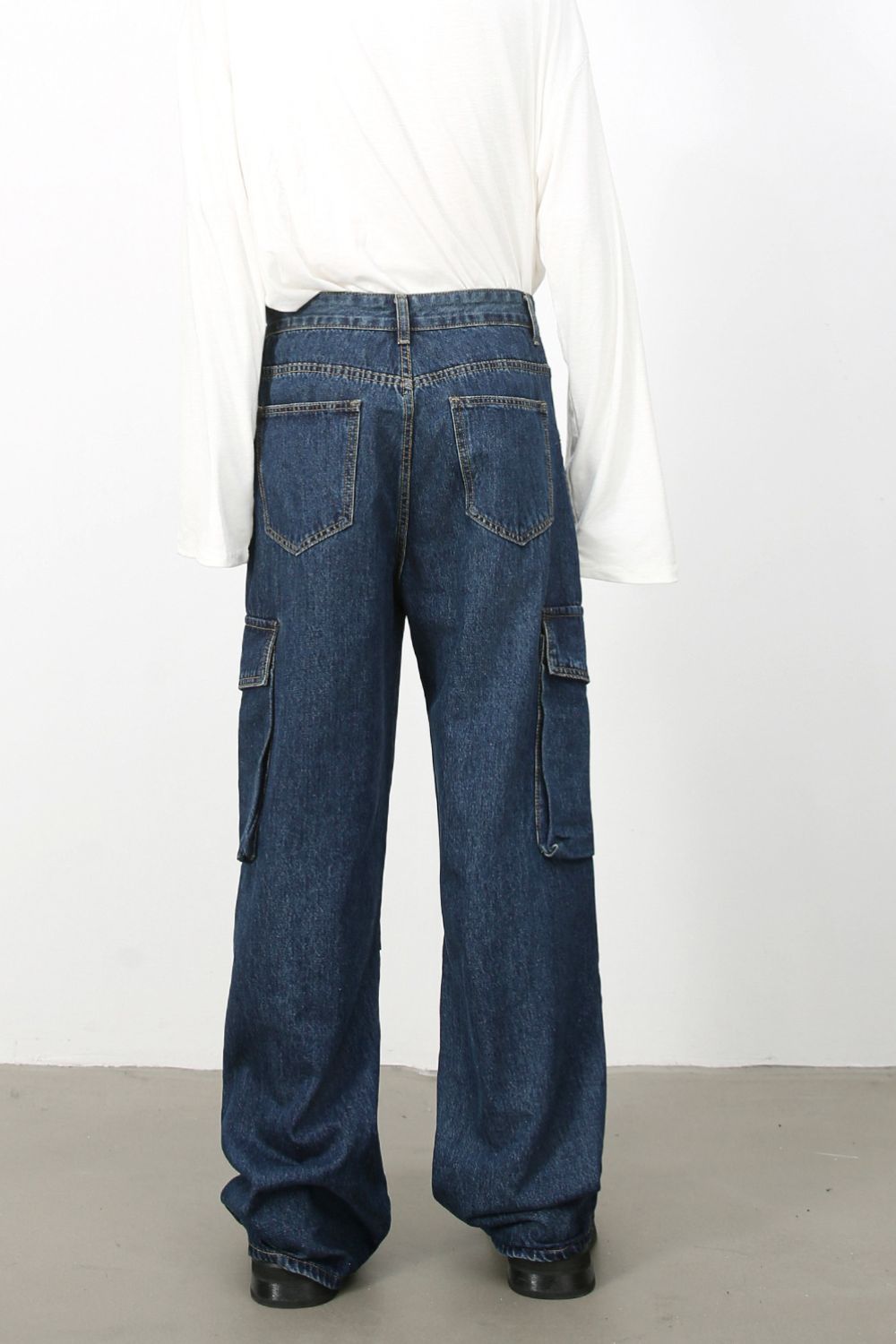 Men's Baggy Jeans with Cargo Pockets Zweitbild