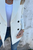 Full Size Collared Neck Long Sleeve Blazer - felvior