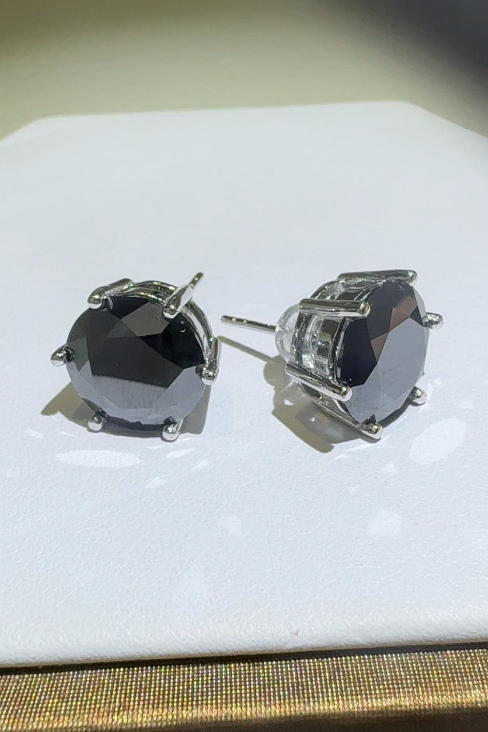 4 Carat Moissanite 925 Sterling Silver Stud Earrings - felvior