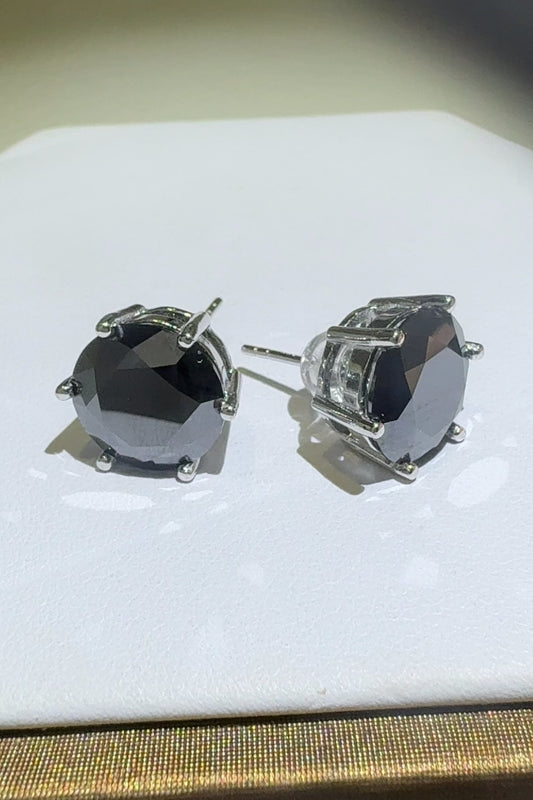 4 Carat Moissanite 925 Sterling Silver Stud Earrings - felvior