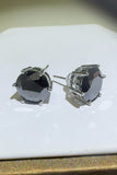 4 Carat Moissanite 925 Sterling Silver Stud Earrings - felvior
