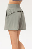 Pocketed Elastic Waist Active Shorts - felvior