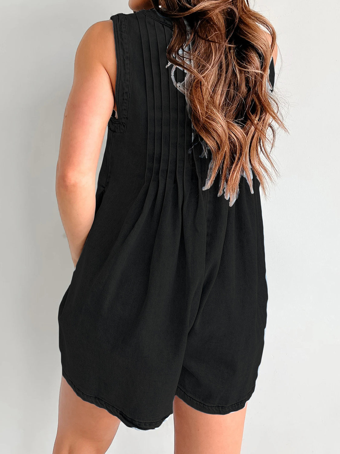 Tied Romper with Pockets - felvior