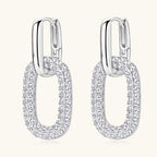 2.16 Carat Moissanite 925 Sterling Silver Earrings