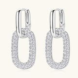 2.16 Carat Moissanite 925 Sterling Silver Earrings - felvior