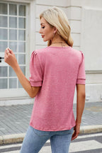 Round Neck Short Sleeve T-Shirt