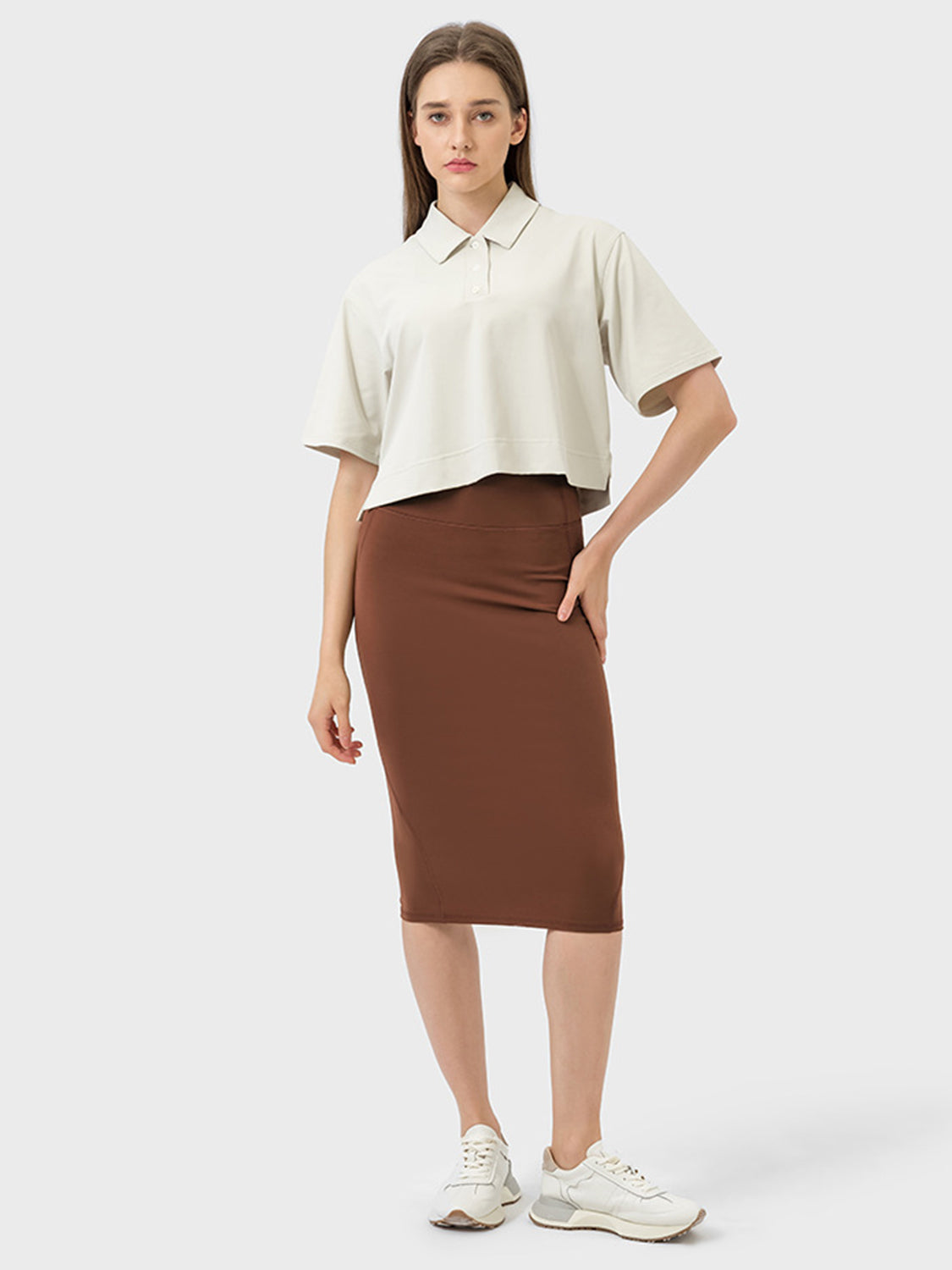 Millennia Slit Wrap Active Skirt - felvior