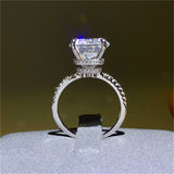 5 Carat Moissanite 925 Sterling Silver Ring - felvior