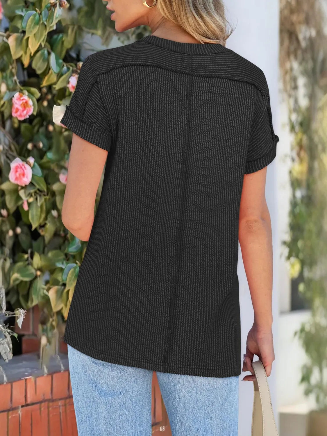 Round Neck Short Sleeve T-Shirt