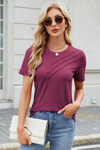 Round Neck Short Sleeve T-Shirt